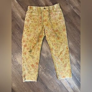 Free People City Slouch Flower Paisley Pant